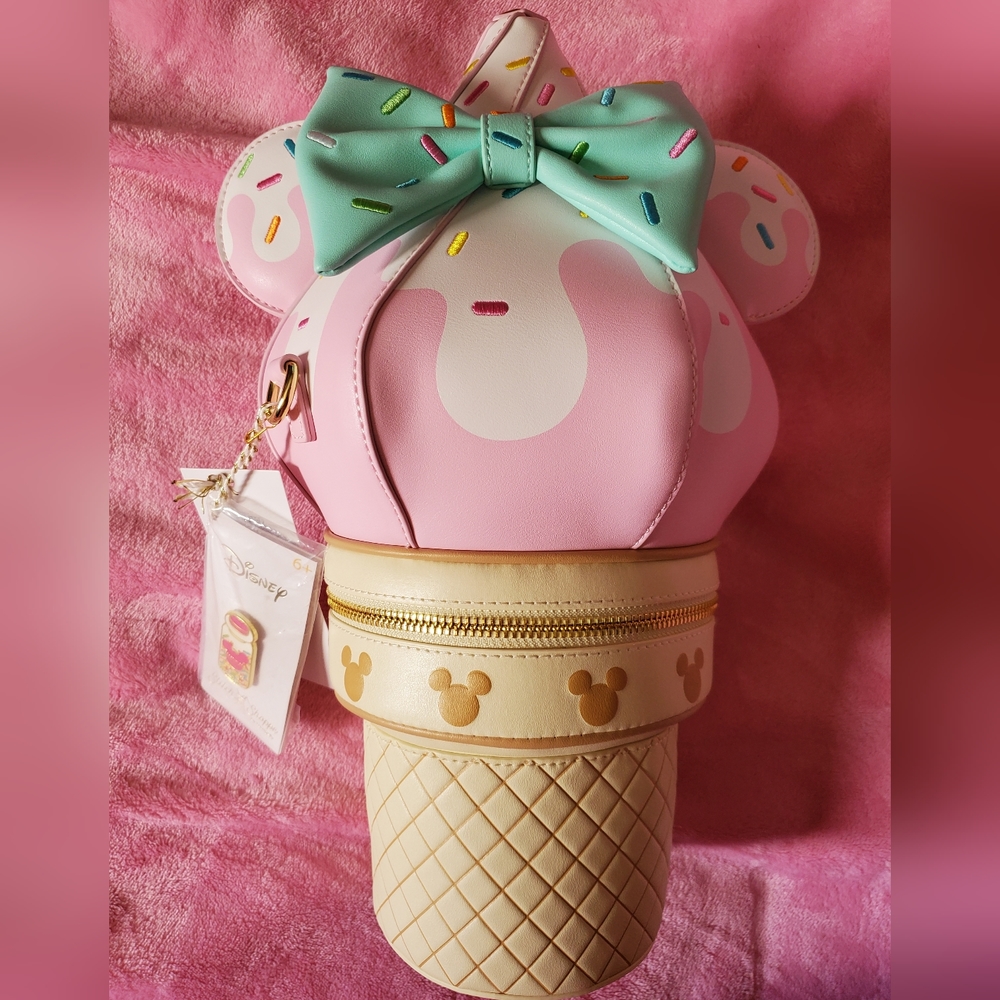 Loungefly stitch minnie mouse ice cream cone